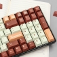 Tiramisu GMK 104+26 Full PBT Dye-subbed Keycaps Set for Cherry MX Mechanical Gaming Keyboard 64/87/98